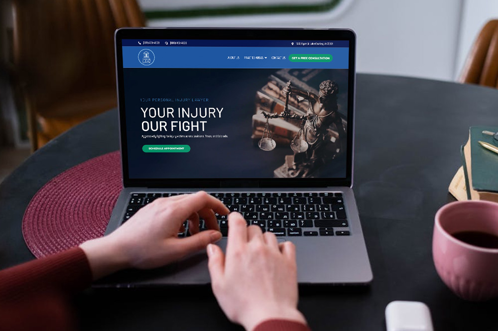 badon law firm laptop