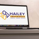 Hailey Insurance logo design