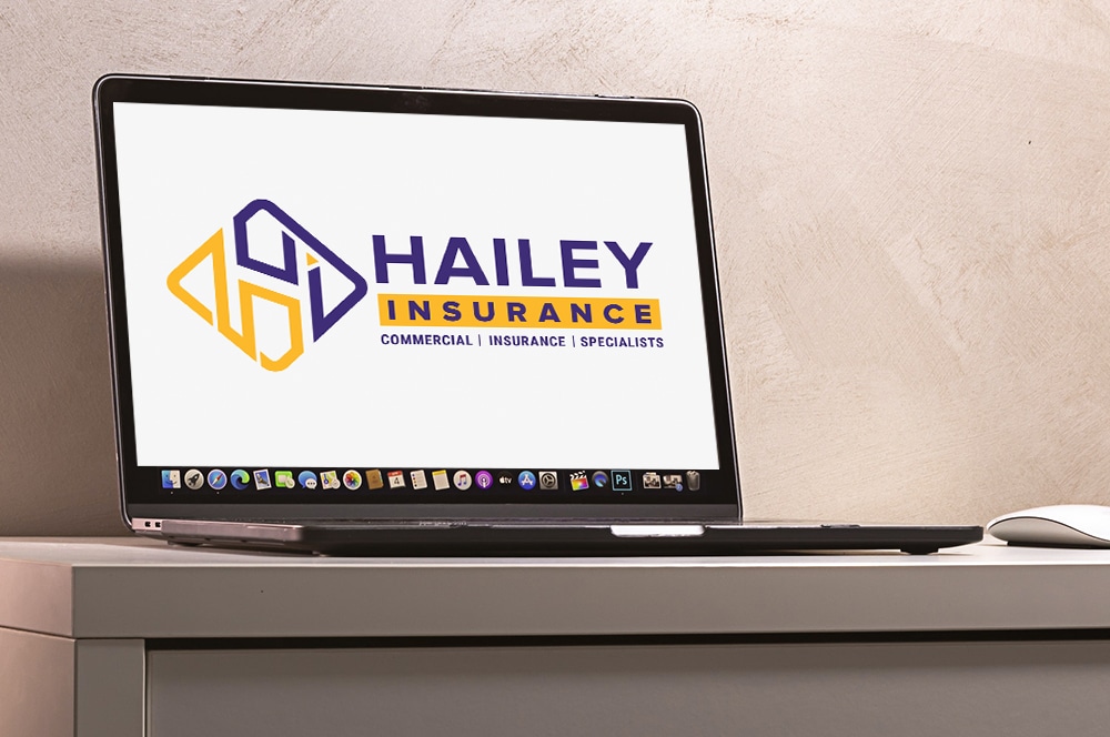 Hailey Insurance logo design