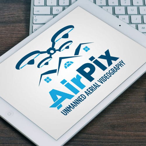 AirPix logo design
