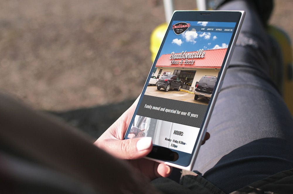 Donaldsonville Glass and Body NetShapers Web Development and Custom